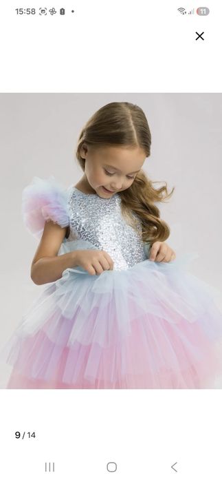 Праздничное платье для девочки от Lelukids