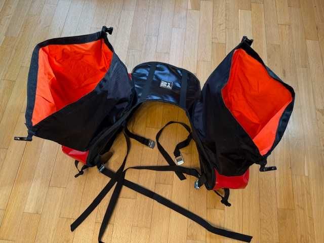 Vand set genti moto 21 Brothers: Rogal Rally (2 x 11l), Bag Plus (12l)