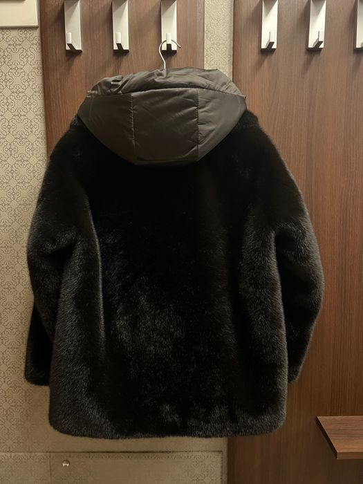 Кожено зимно палто