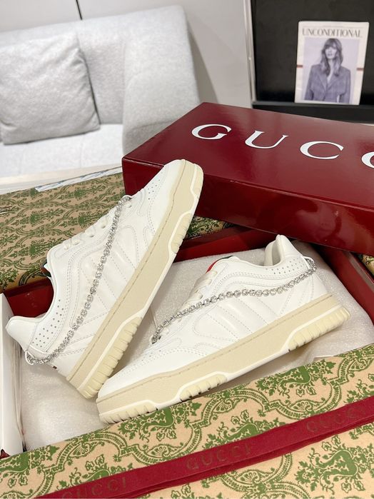 Дамски кец Gucci ,100%  естествена кожа