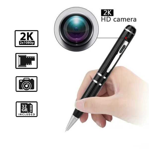 2K химикалка с камера SUPERHD 2304X1296 нощно виждане /SKH010/