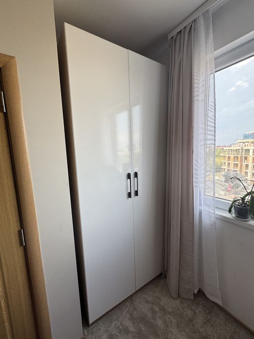 Гардероб IKEA, дъб с бяло фолио 235/100/58