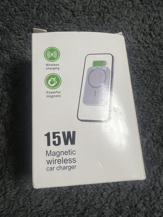 Incarcator auto wireless magnetic, 15W