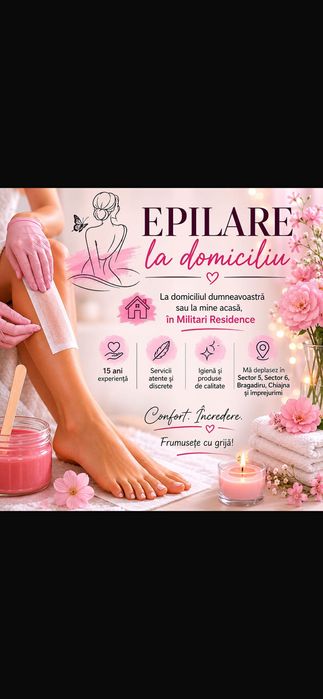 Epilare la domicilul meu sau al clientei