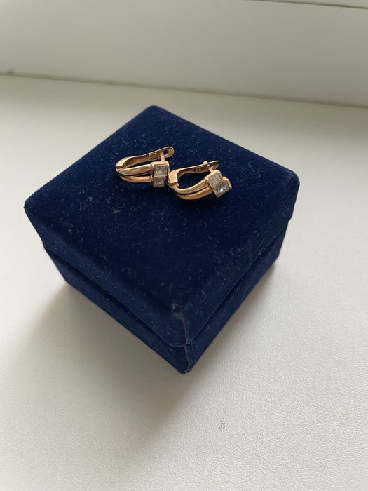 Золотые серьги 585 проба