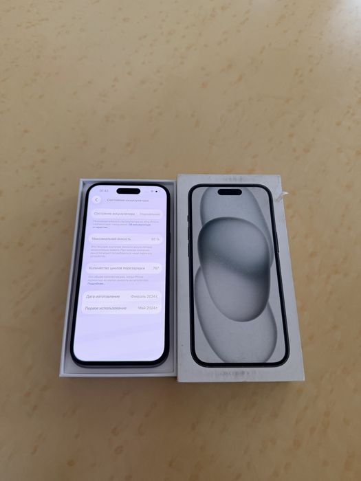 iPhone 15/128Gb 88% - В идеальном состоянии