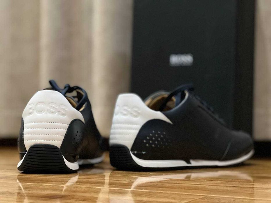 Hugo Boss мужские кроссовки из мягкой кожи РАЗМЕР 43