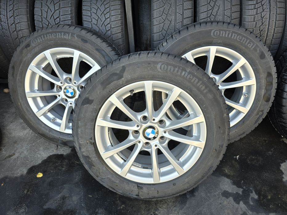 4 roți BMW 16 cu anvelope iarnă 205/60/16 si senzori bmw
