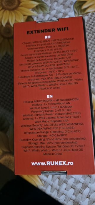 Extender amplificator wifi