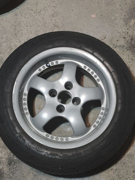 Jante 15"  4x100 8J  INTRA Cup K845   cu anvelope 185/65/15