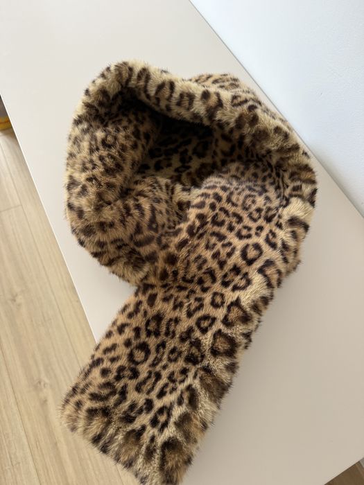 Нов леопардов зимен шал