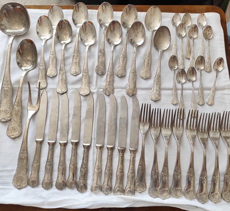 Италиански сребърни прибори  -Set Silver Probe ARG 800.