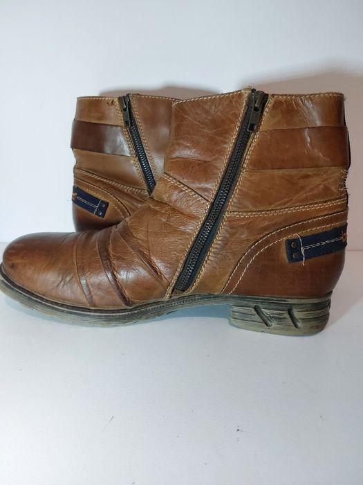 Ghete Bugatti piele maro