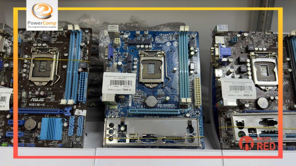 Материнские плата Gigabyte H61M/LGA1155 (3шт)