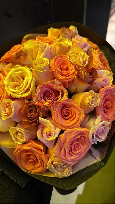 Цветы, розы 35шт