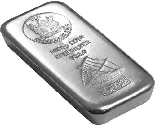 Сребърно кюлче 1 кг. Швейцария - ARGOR HERAEUS 999.9