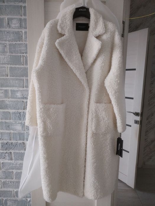 Тедди шуба белая