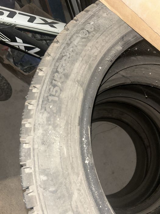 Шины 215/55/17 триангл зима шипы продам