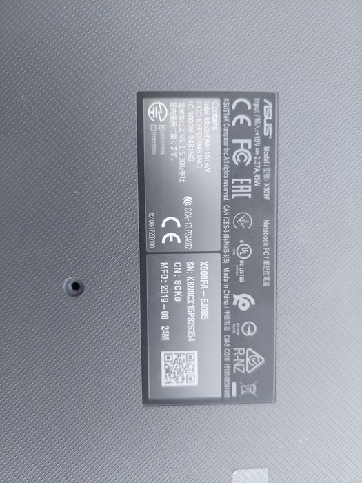 Dezmembrez Laptop Asus X509F