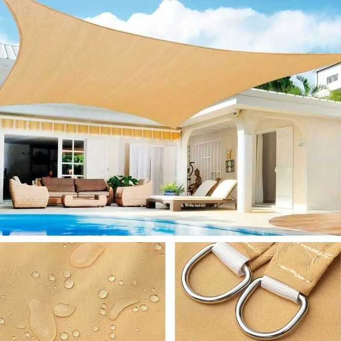 Водонепромокаема Тента, Водоустойчива UV сенник, подсилено платнище