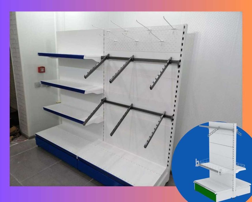 Стеллаж металлический сборный, konstruktiv metall stellajlar