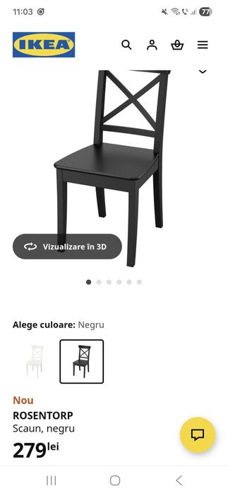 Vand 4 scaune ikea