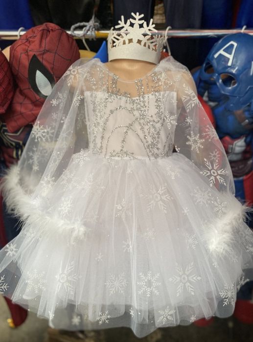 Платье снежинка на ёлку