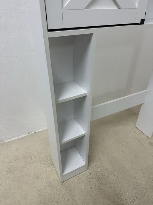 Шкаф за баня Costway над тоалетната с плъзгаща се врата и рафтове