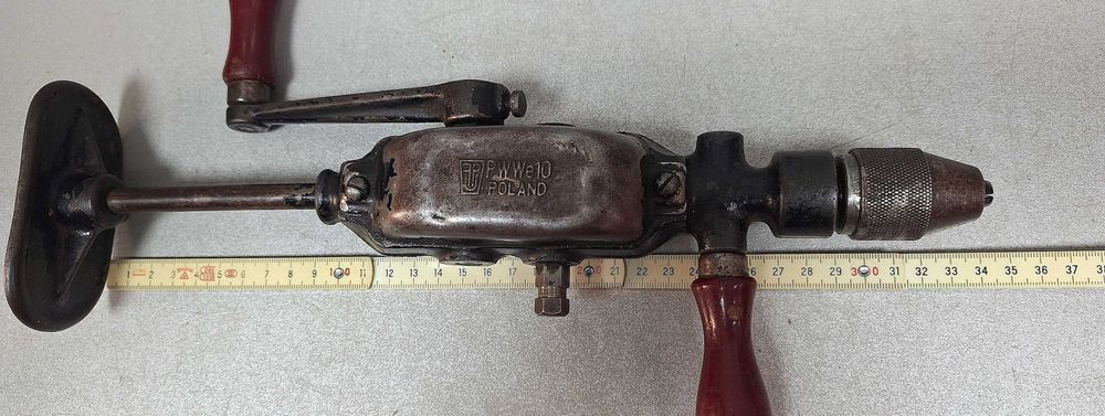 Ретро! Полска Ръчна Бормашина PWWe10 Poland