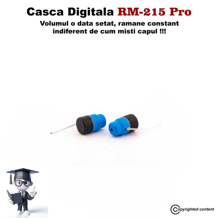 ROMAIO RM-215 Casca de copiat Digitala Profesionala Casti de copiat