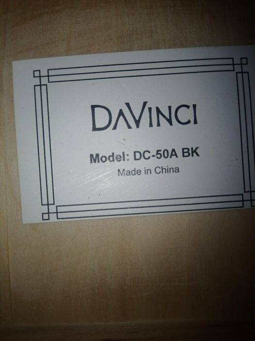 Классическая гитара DaVinci DC-50A BK + чехол + аксессуары