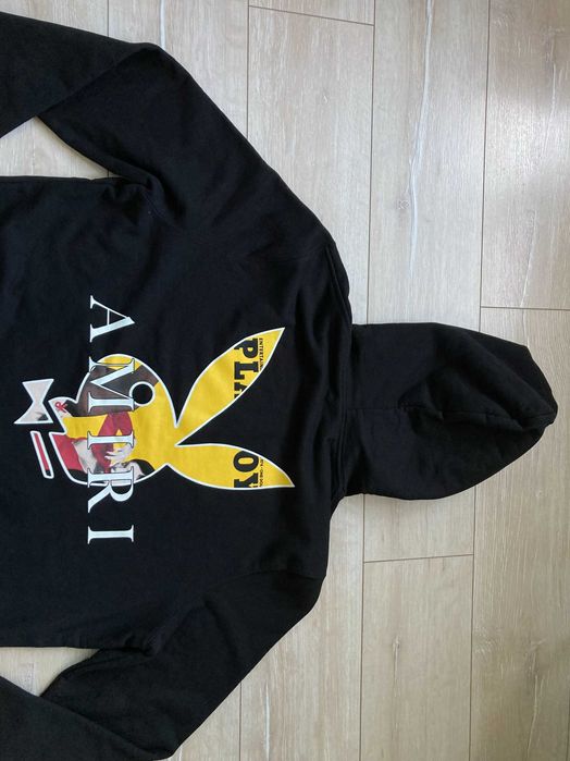 НОВ ОРИГИНАЛЕН Amiri Playboy Cover Bunny Hoodie суитчър суичър XL