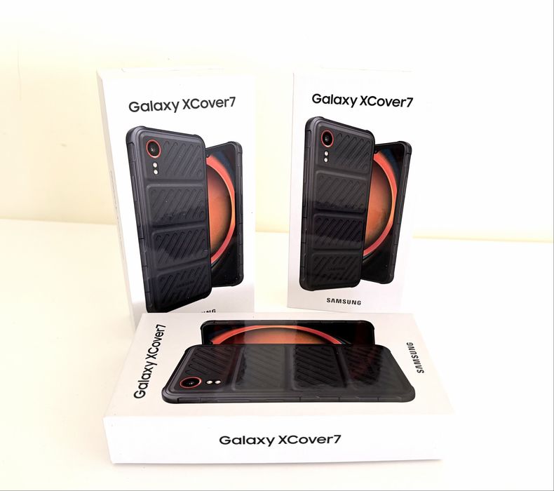 НОВ! Samsung Galaxy XCover 7 128GB 6GB Ram Black  2г.Гаранция!
