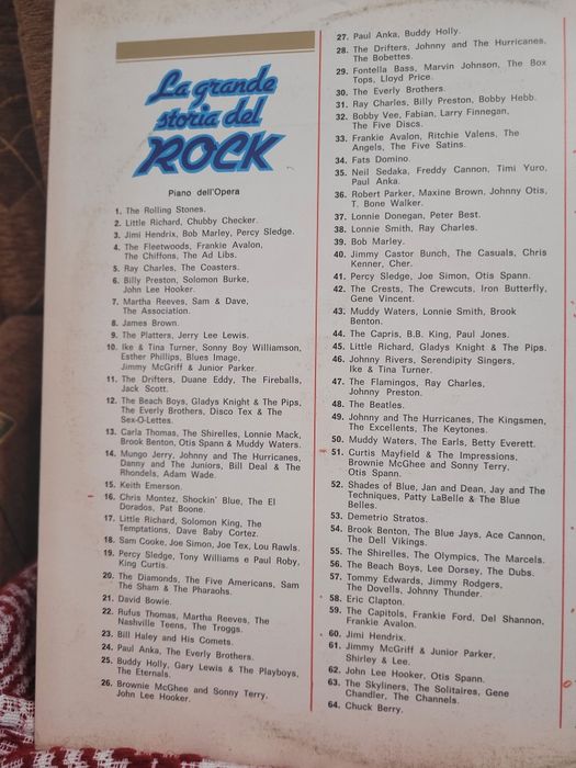 Vând loturi 10 discuri muzica rock.