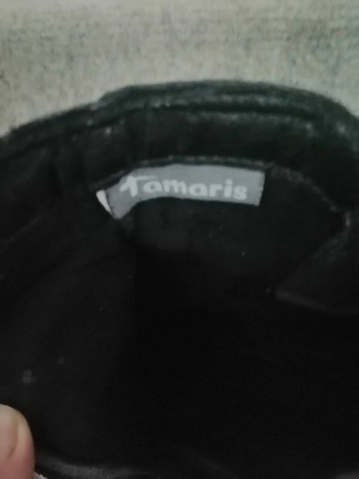 Дамски боти от естествена кожа Тамарис