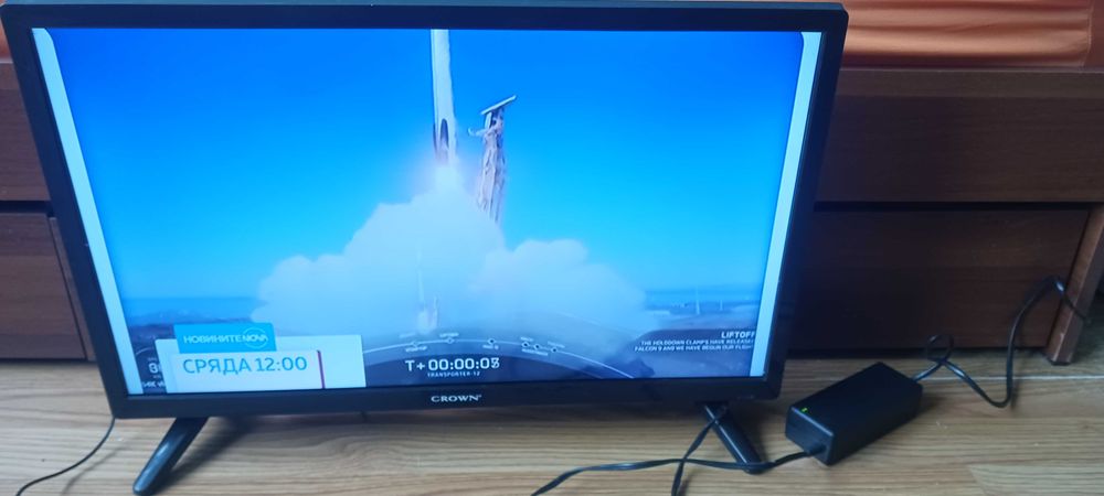 Телевизор 24 in на 12v с вграден цифров тунер