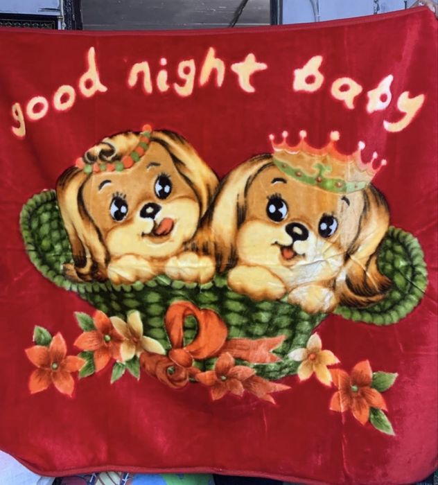 детские пледики с рисунком 10 шт