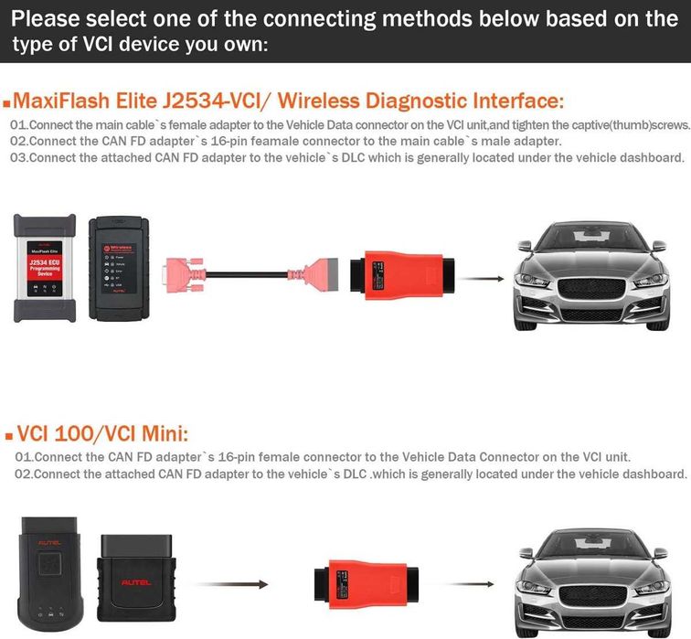 Autel CAN FD адаптер за диагностика на автомобили с CAN FD протокол