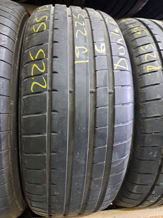 2 anvelope 225/55 R17 Dunlop profil 6mm