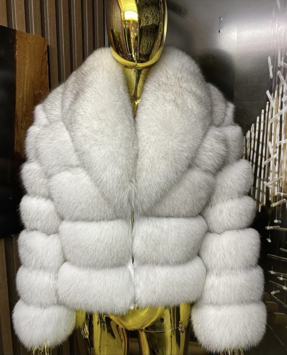 Blana naturala alba S si M