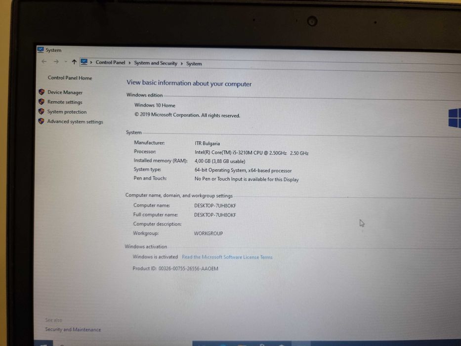 Лаптоп Hp Probook Core i5