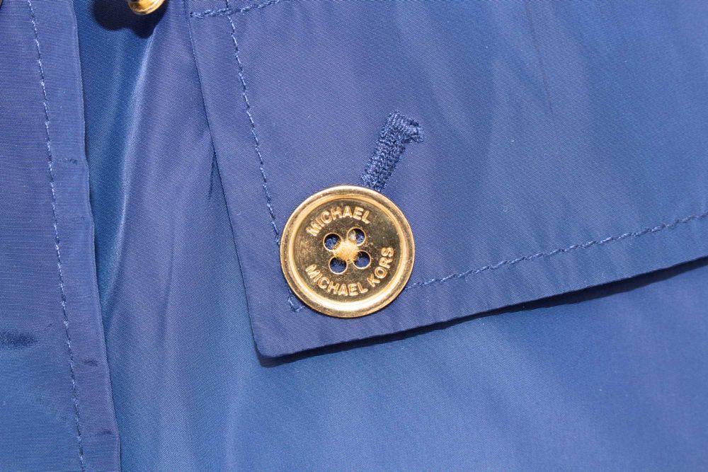 Michael Kors оригинално дамско яке синьо с качулка ветровка XS