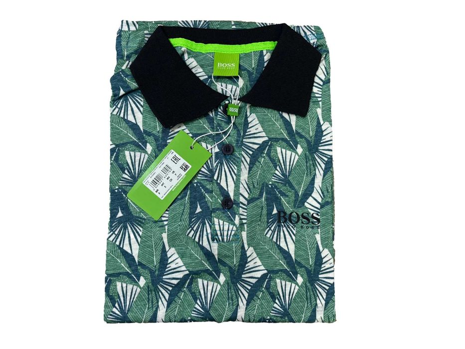 Мъжка тениска с яка HUGO BOSS - Размер  S