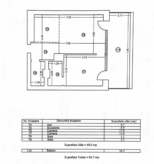 Apartament 2 camere, 2 băi, finisaj lux, orientare spre mare – Vogh Olimp