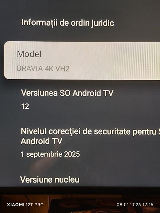 Sony Smart  Google Tv 4K Ultra HD 163,5
