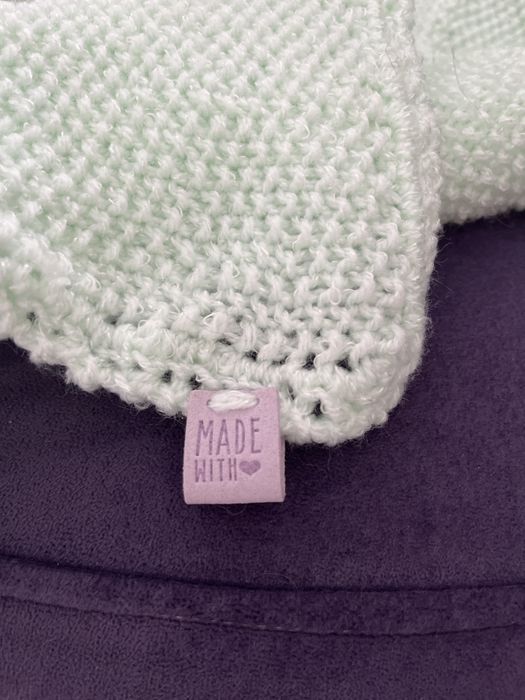 Детски ръчно плетени пелени