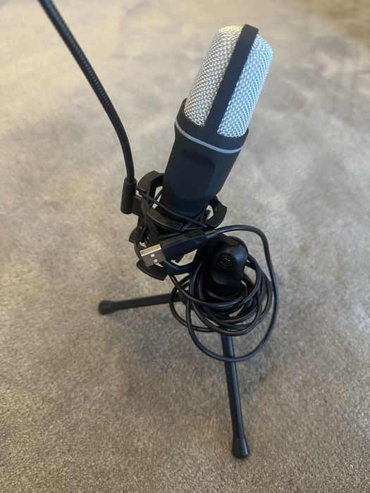 Microfon cu fir + stativ