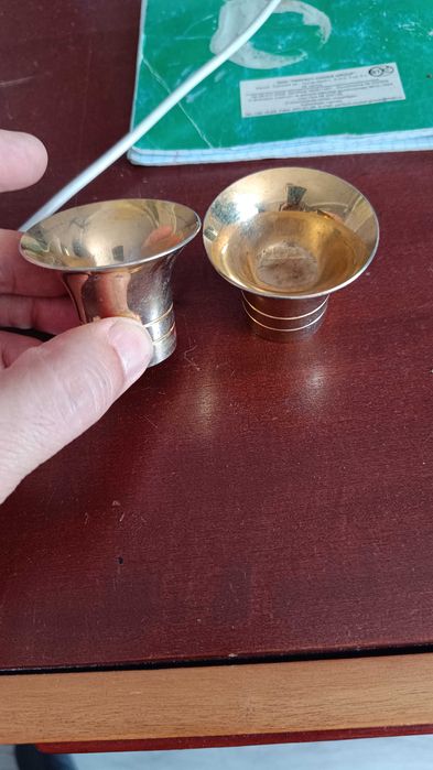 Позолоченный рюмка 24 карат