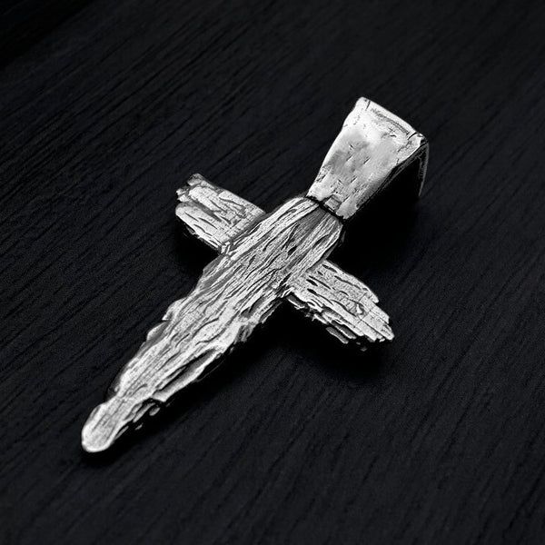 Сребърен кръст 925 с Дева Мария и Младенеца  бижу за вяра и закрила