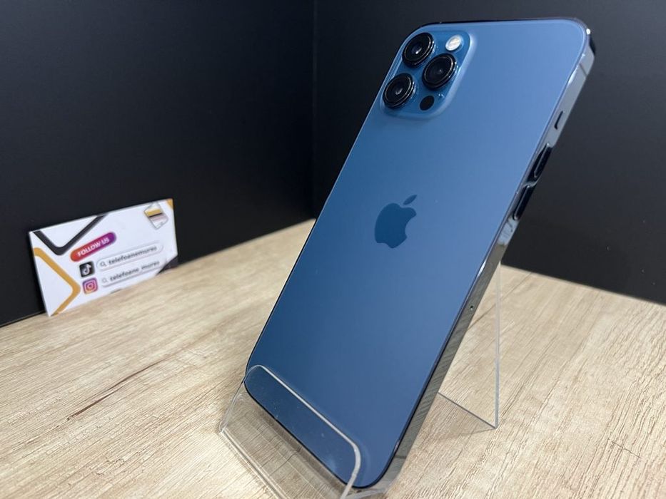 iphone 12 pro max pacific blue second hand si noi de vanzare